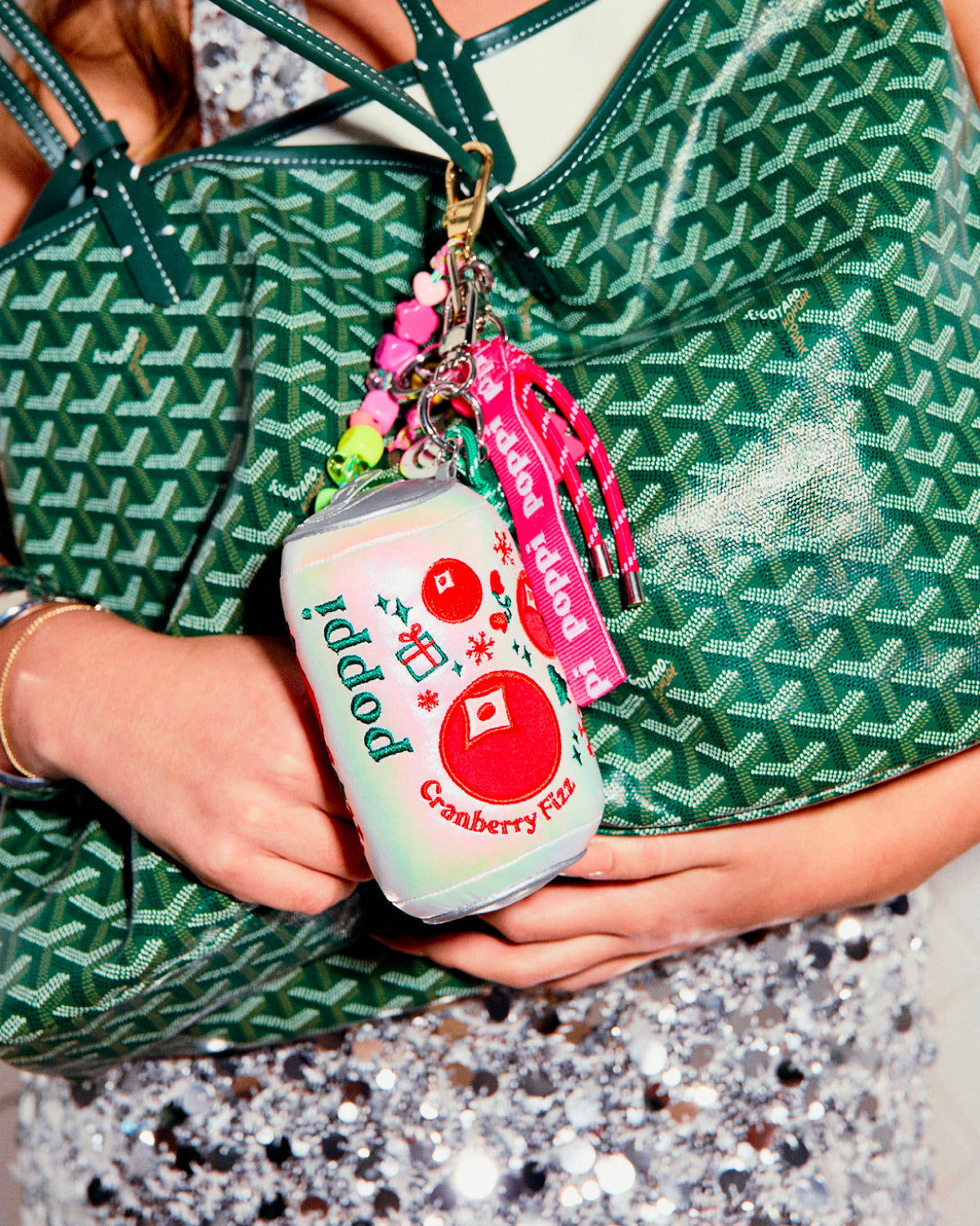 Plush Cran Fizz Keychain