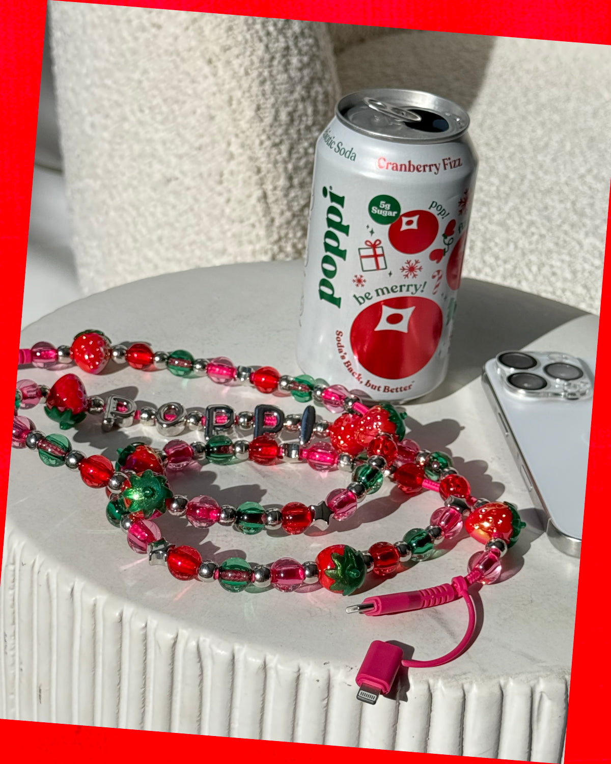 Beaded Babe Charger Cord